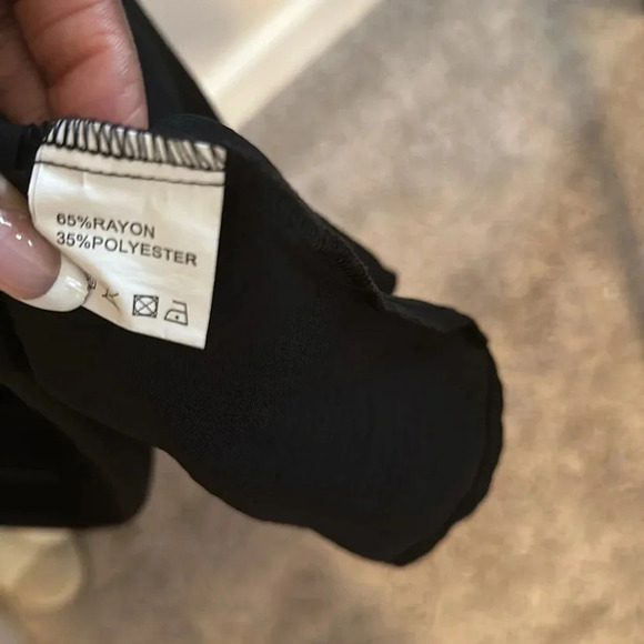 Plus size Black Ruffle dress size XL - Picture 2 of 2